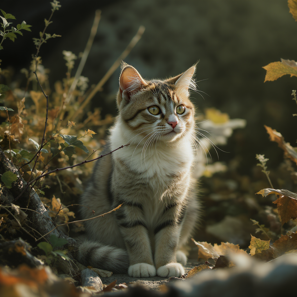 Cats Looking Around