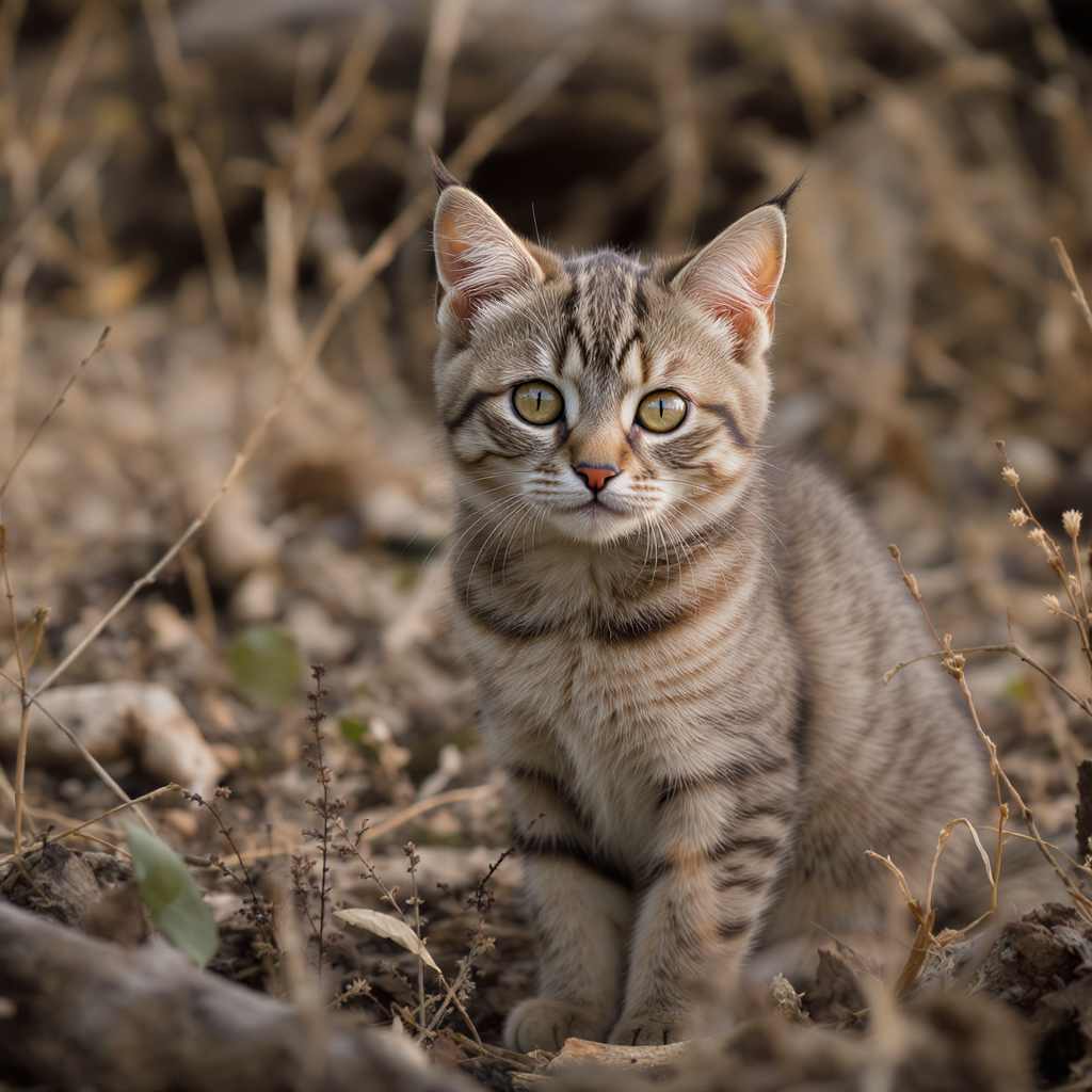Cats Looking Around
