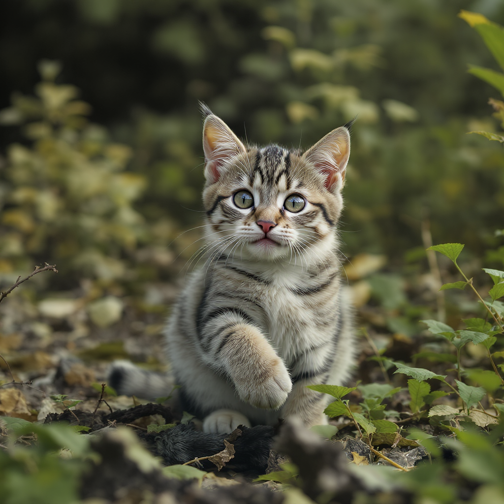 Cats Playing