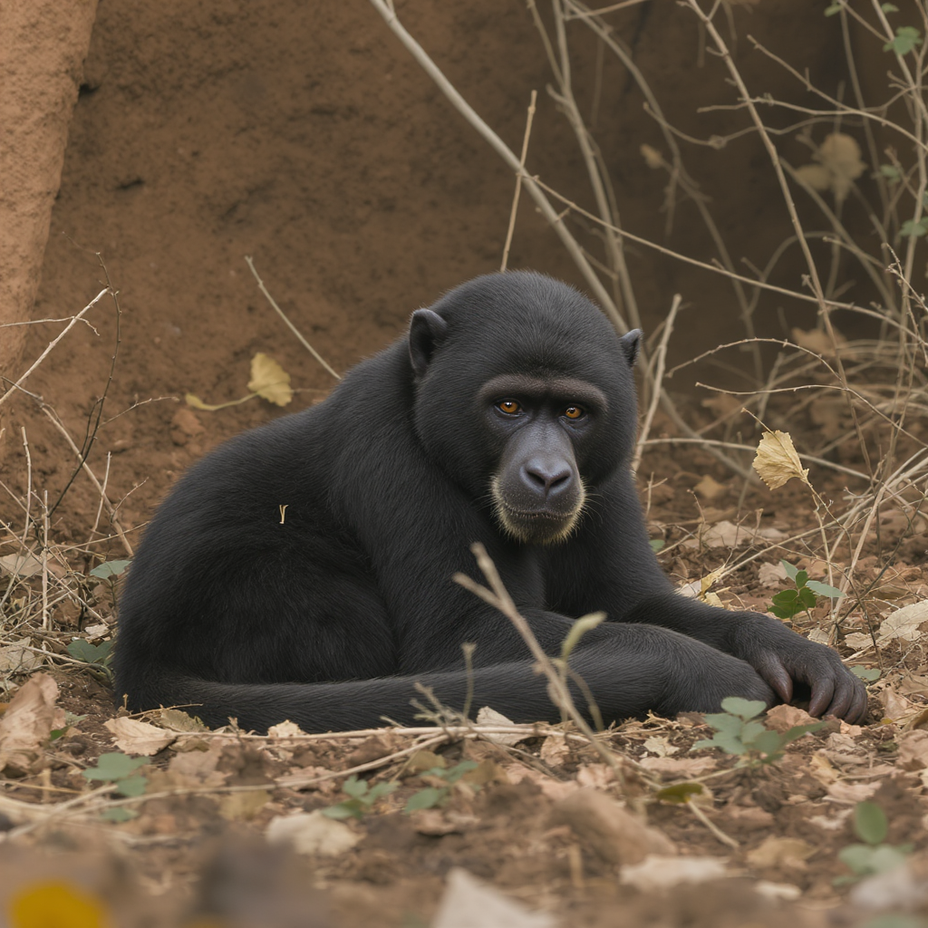 Chimpansees Resting