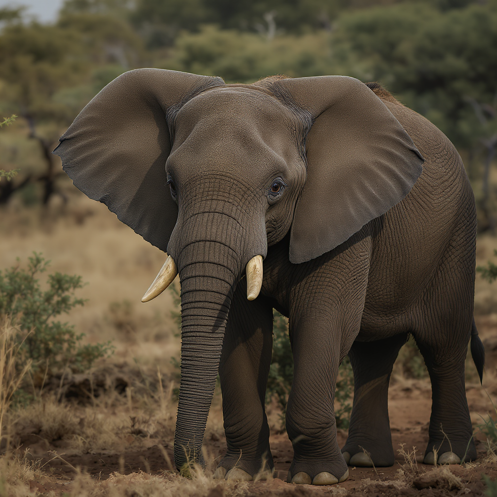 Elephants Looking Around