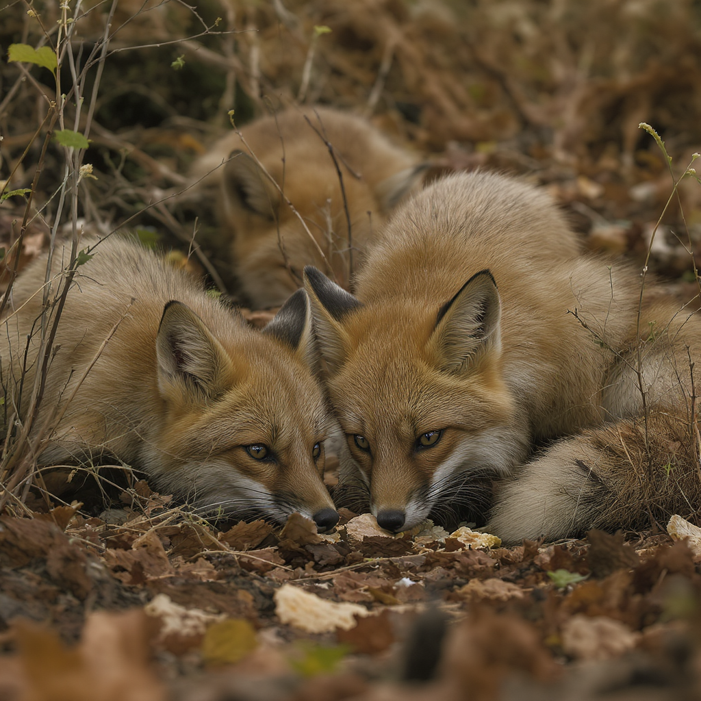 Foxs Feeding