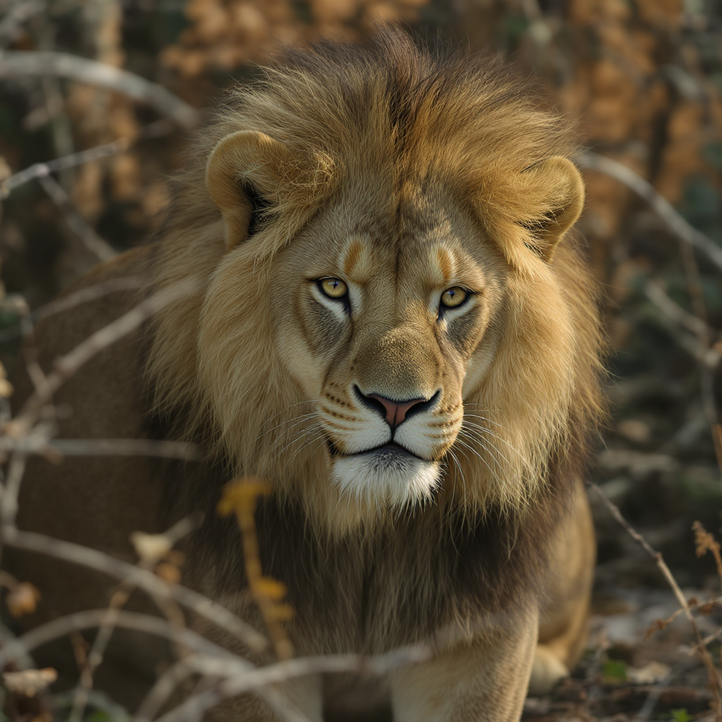 Lions Hiding