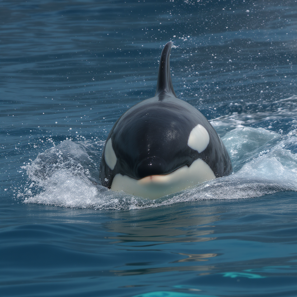Orcas Hiding