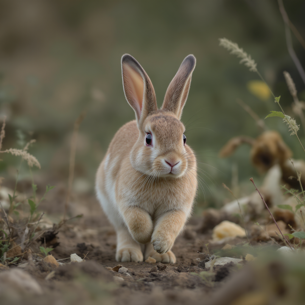 Rabbits Running