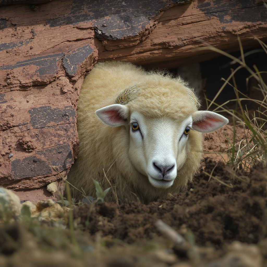 Sheeps Hiding