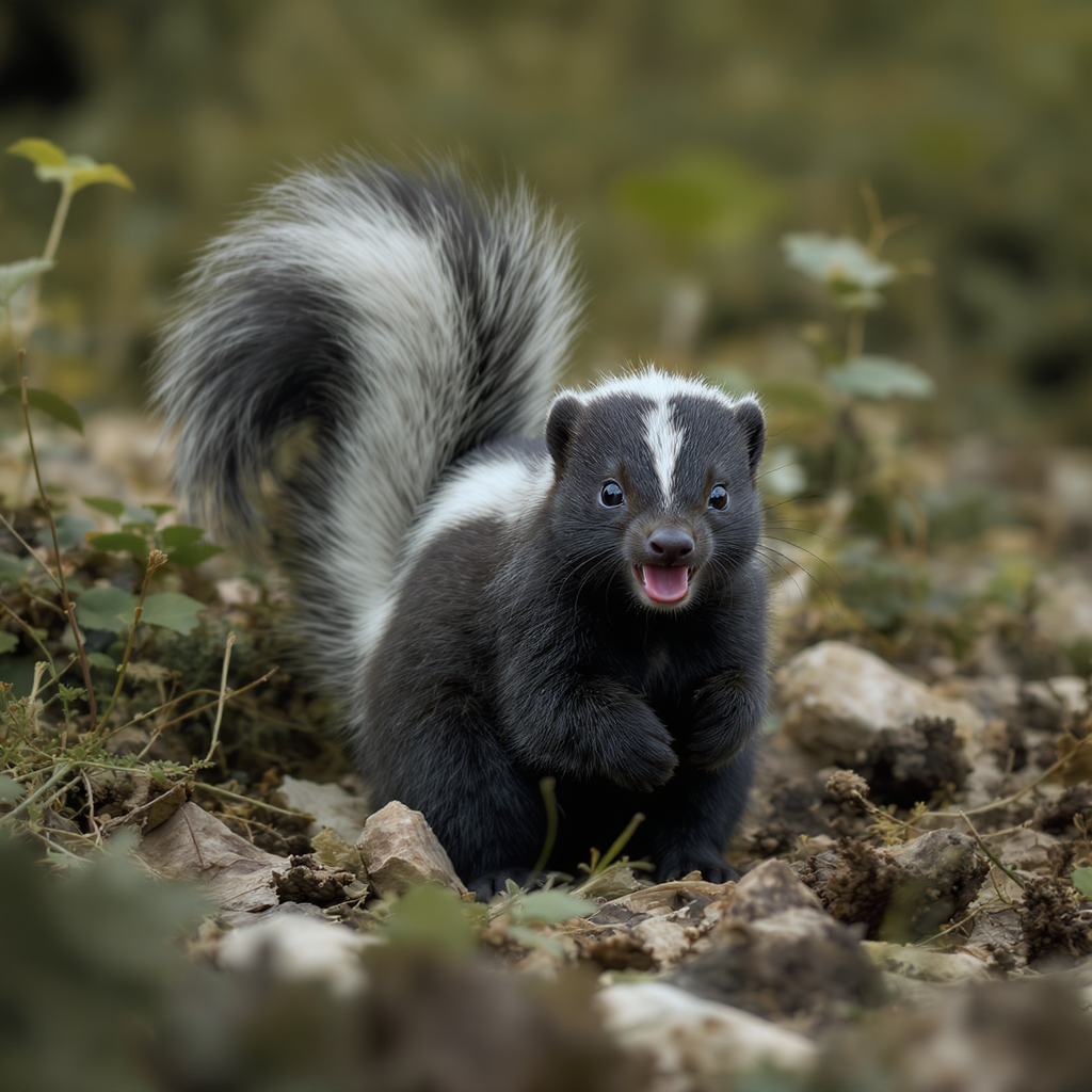Skunks Playing