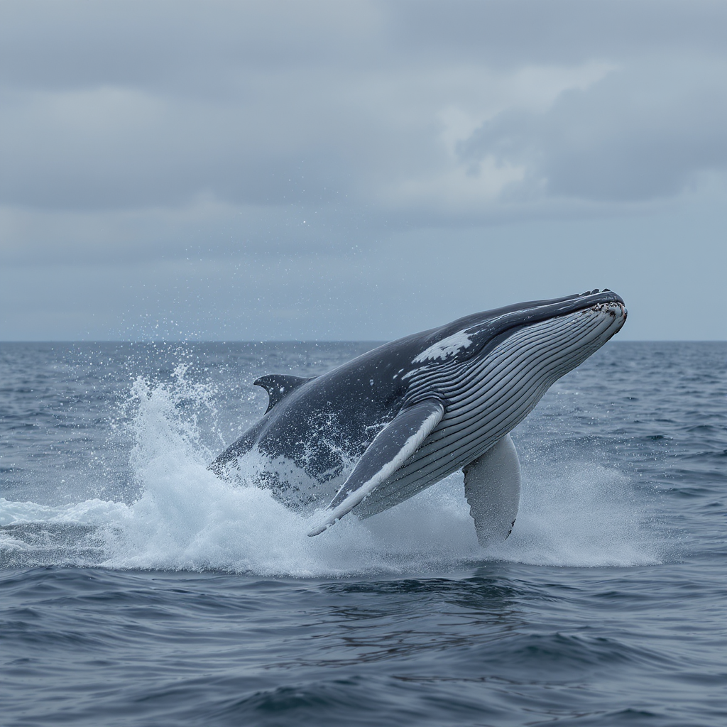 Whales Running