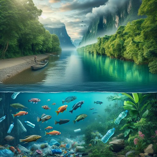Rivers Once Carried Myths; Now Their Trash Is Two-Thirds Plastic