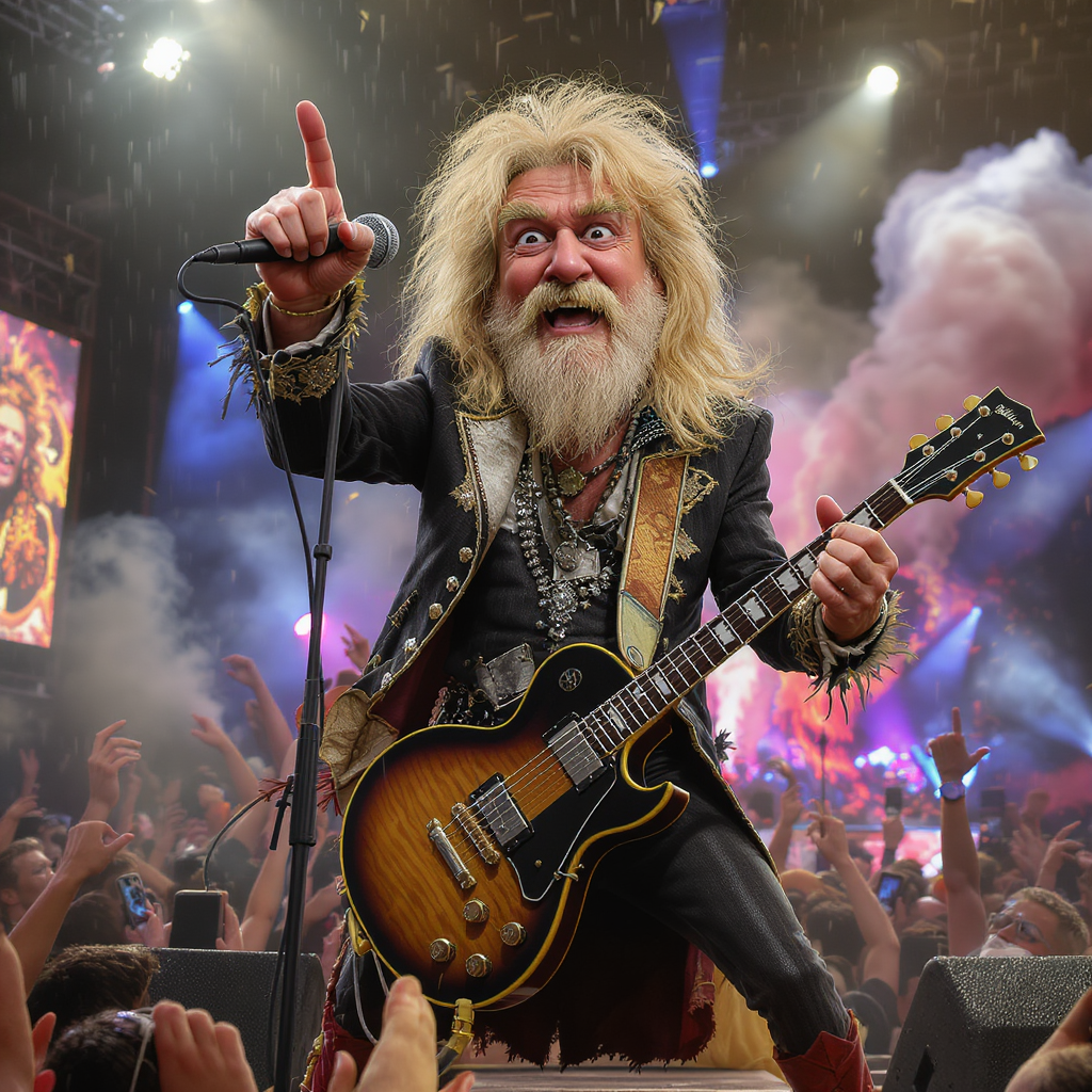 Rod Steward At Glastonbury